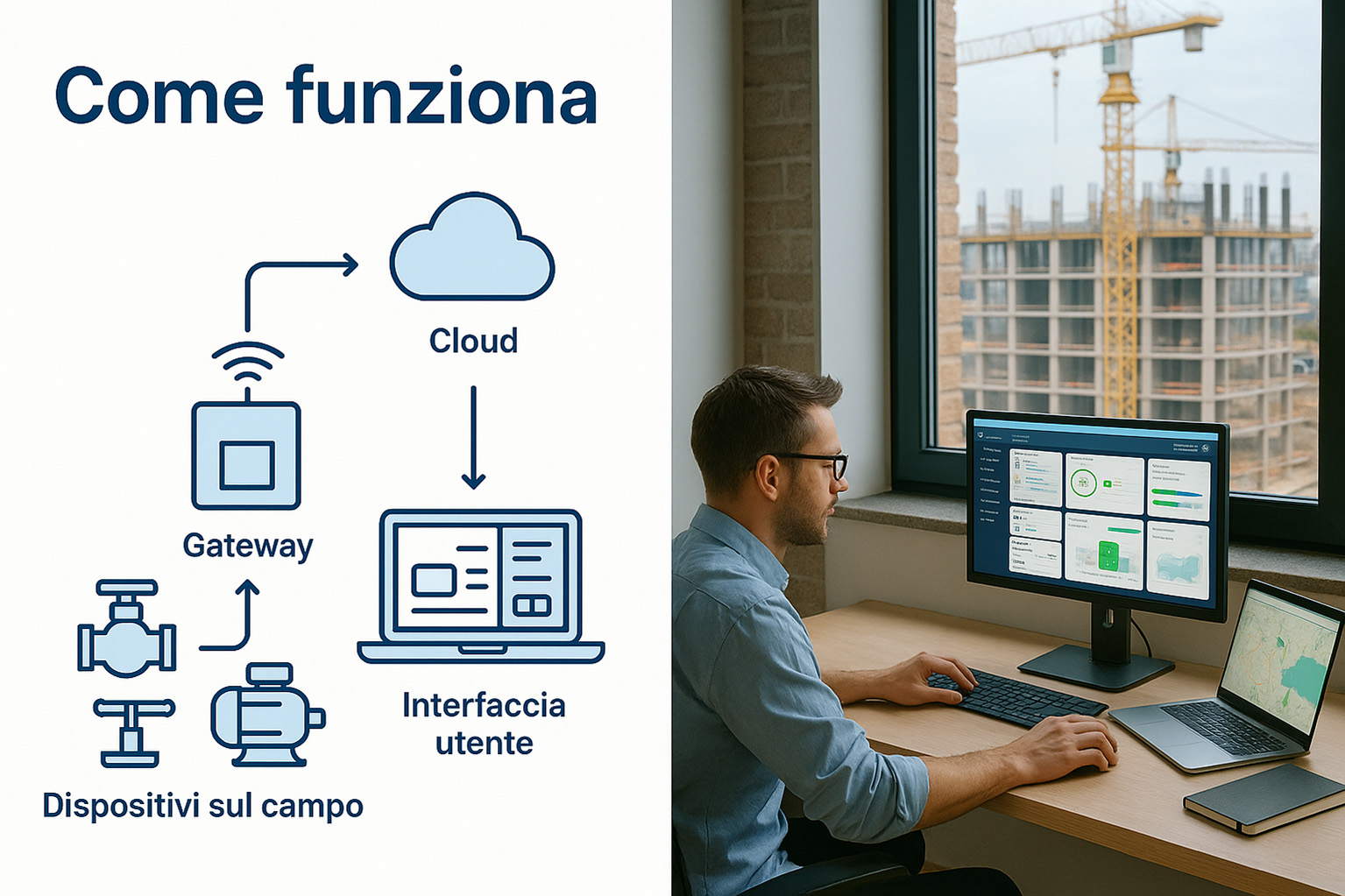 Schema di funzionamento HydroSentinel